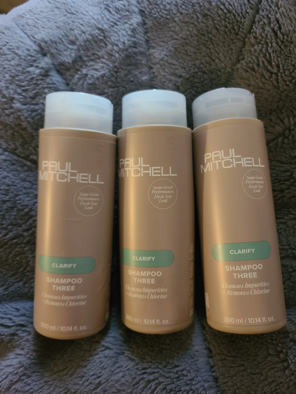 3pk Paul Mitchell Shampoo Three Chlorine Removing Cleanser